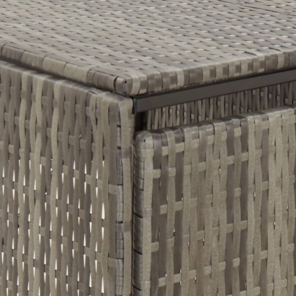 Copribidone Triplo Grigio 207x80x117 cm in Polyrattan | homemem39