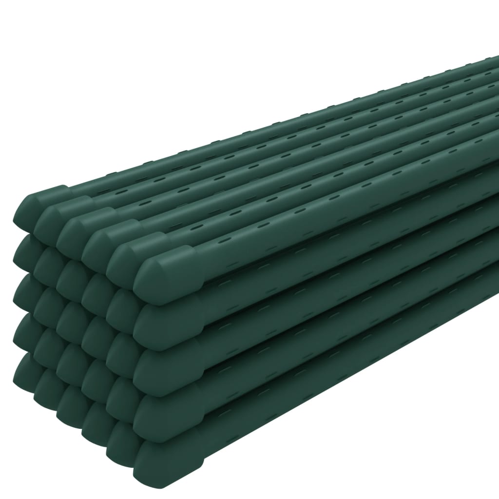 Supporti per Piante da Giardino 30 pz Verde 60 cm Acciaio | homemem39