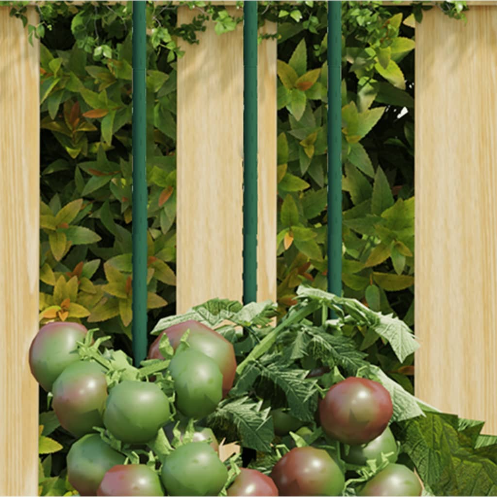 Supporti per Piante da Giardino 30 pz Verde 60 cm Acciaio | homemem39