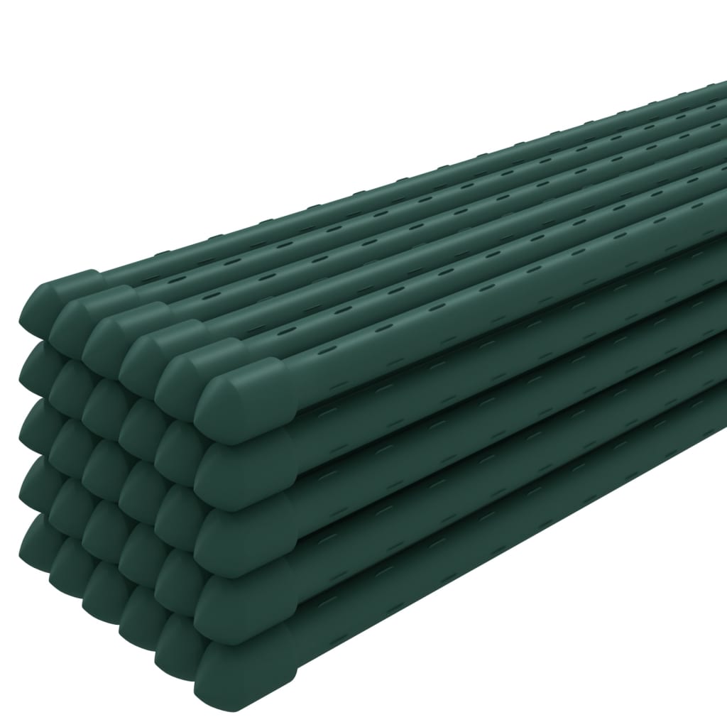 Supporti per Piante da Giardino 30 pz Verde 90 cm Acciaio - homemem39