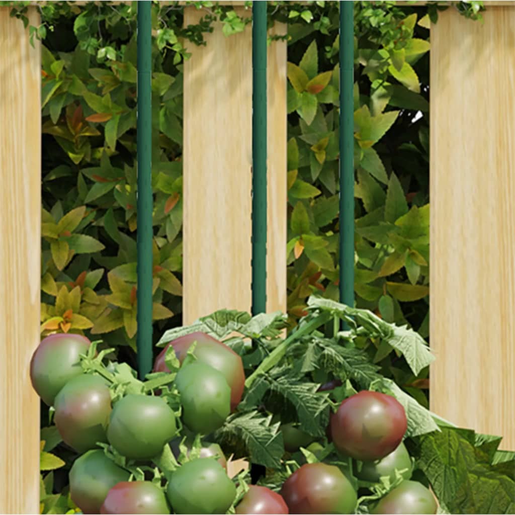 Supporti per Piante da Giardino 30 pz Verde 115 cm Acciaio | homemem39