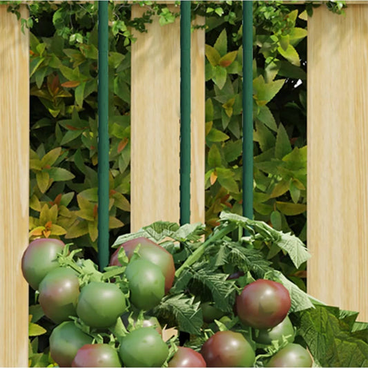 Supporti per Piante da Giardino 30 pz Verde 115 cm Acciaio - homemem39