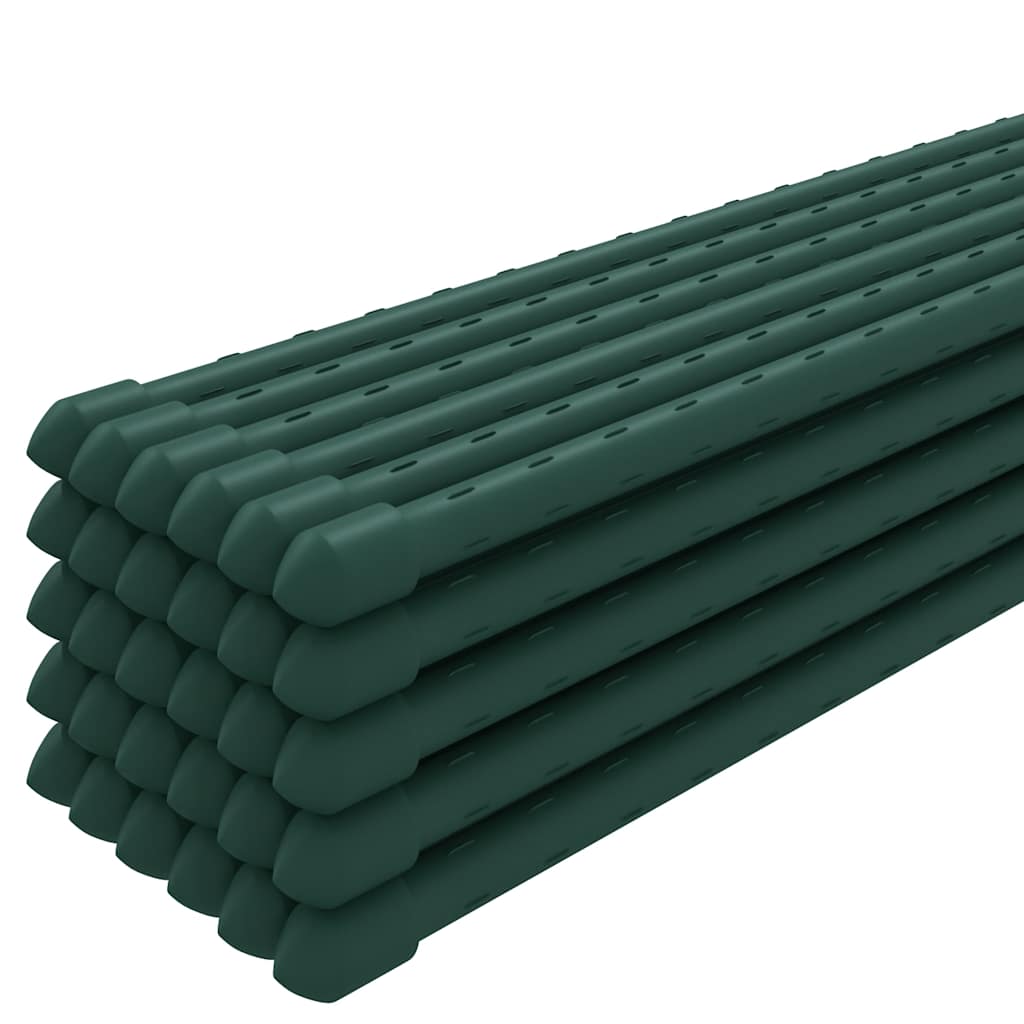 Supporti per Piante da Giardino 30 pz Verde 150 cm Acciaio | homemem39