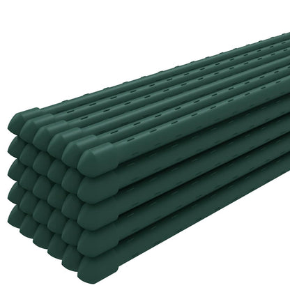 Supporti per Piante da Giardino 30 pz Verde 150 cm Acciaio | homemem39