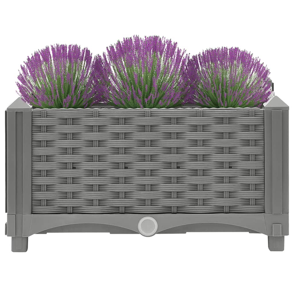 Fioriera Rialzata 40x40x23 cm in Polipropilene - homemem39