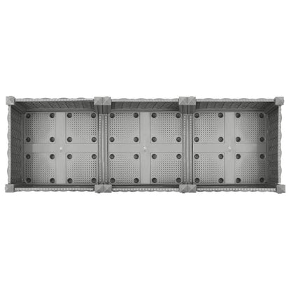 Fioriera Rialzata 120x40x23 cm in Polipropilene