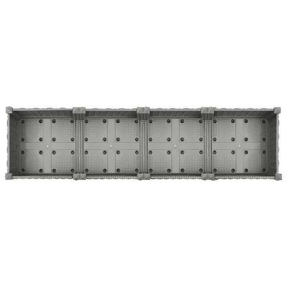 Fioriera Rialzata 160x40x23 cm in Polipropilene - homemem39