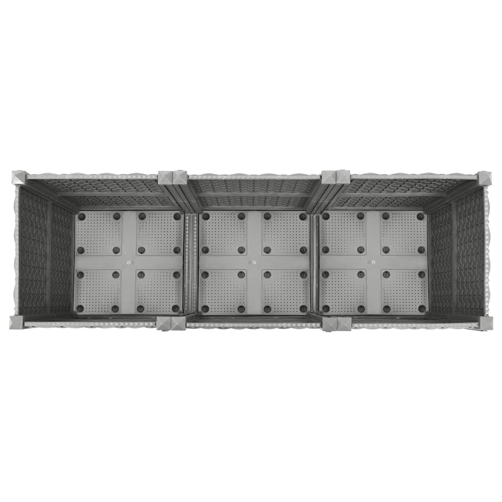 Fioriera Rialzata 120x40x38 cm in Polipropilene