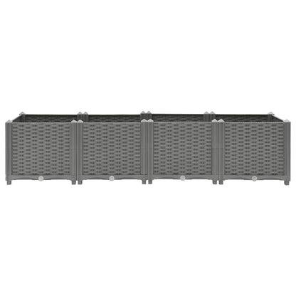 Fioriera Rialzata 160x40x38 cm in Polipropilene