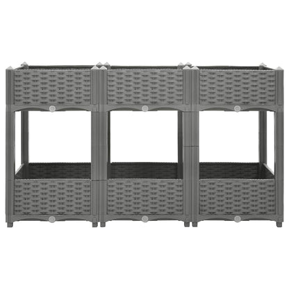 Fioriera Rialzata 120x40x71 cm in Polipropilene