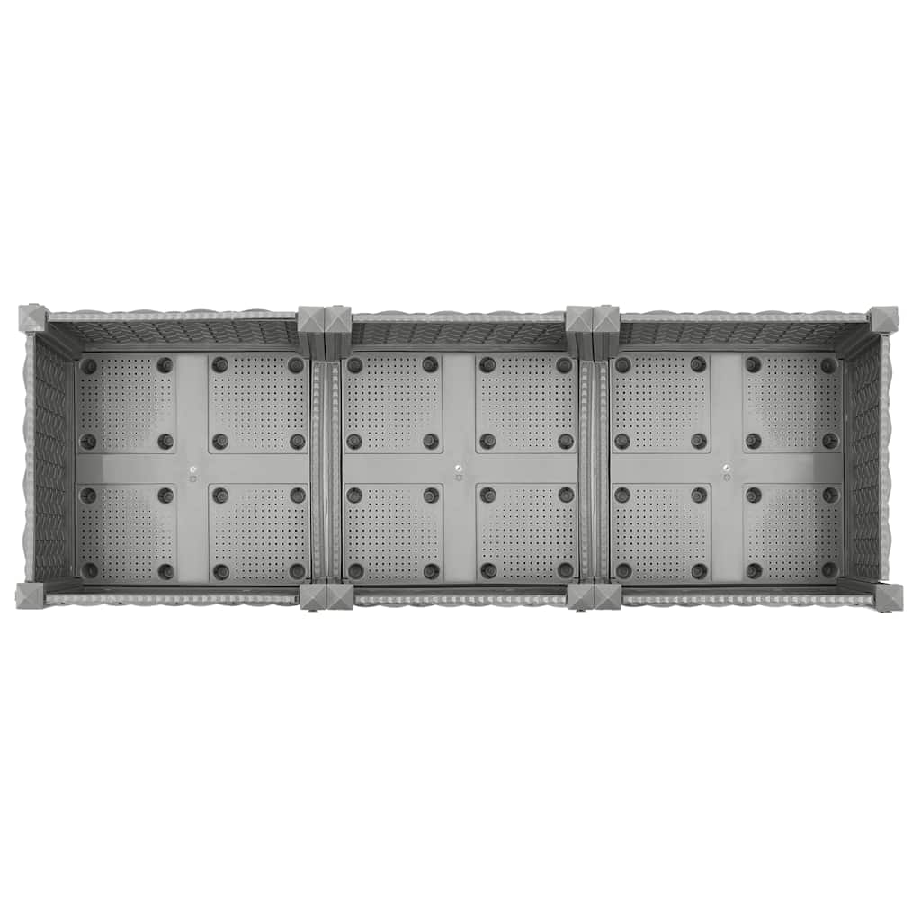 Fioriera Rialzata 120x40x71 cm in Polipropilene