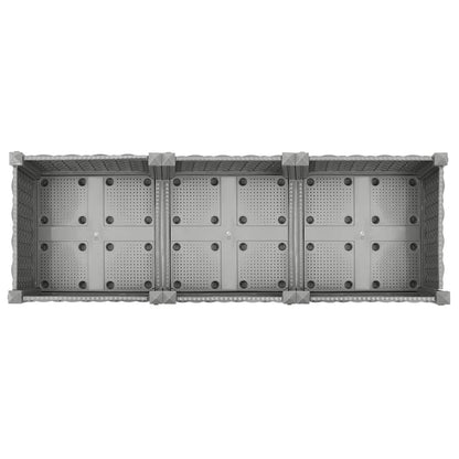 Fioriera Rialzata 120x40x71 cm in Polipropilene