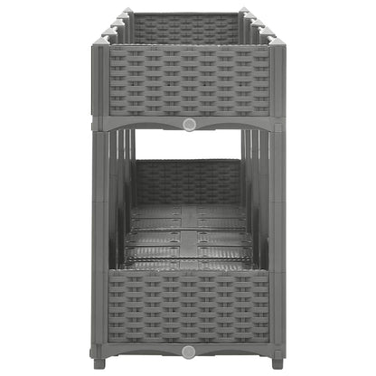 Fioriera Rialzata 160x40x71 cm in Polipropilene