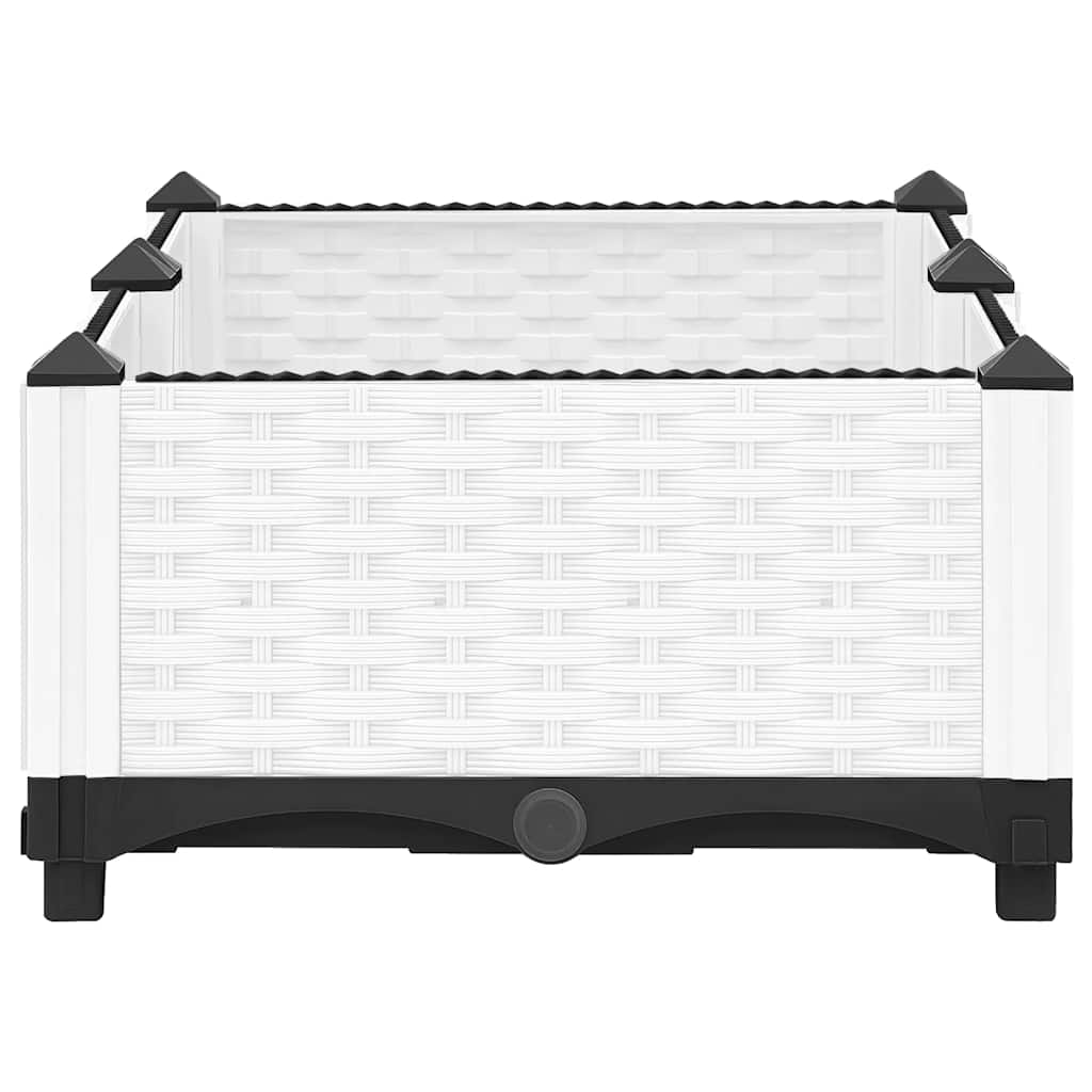 Fioriera Rialzata 80x40x23 cm in Polipropilene