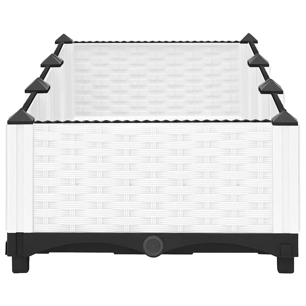 Fioriera Rialzata 120x40x23 cm in Polipropilene