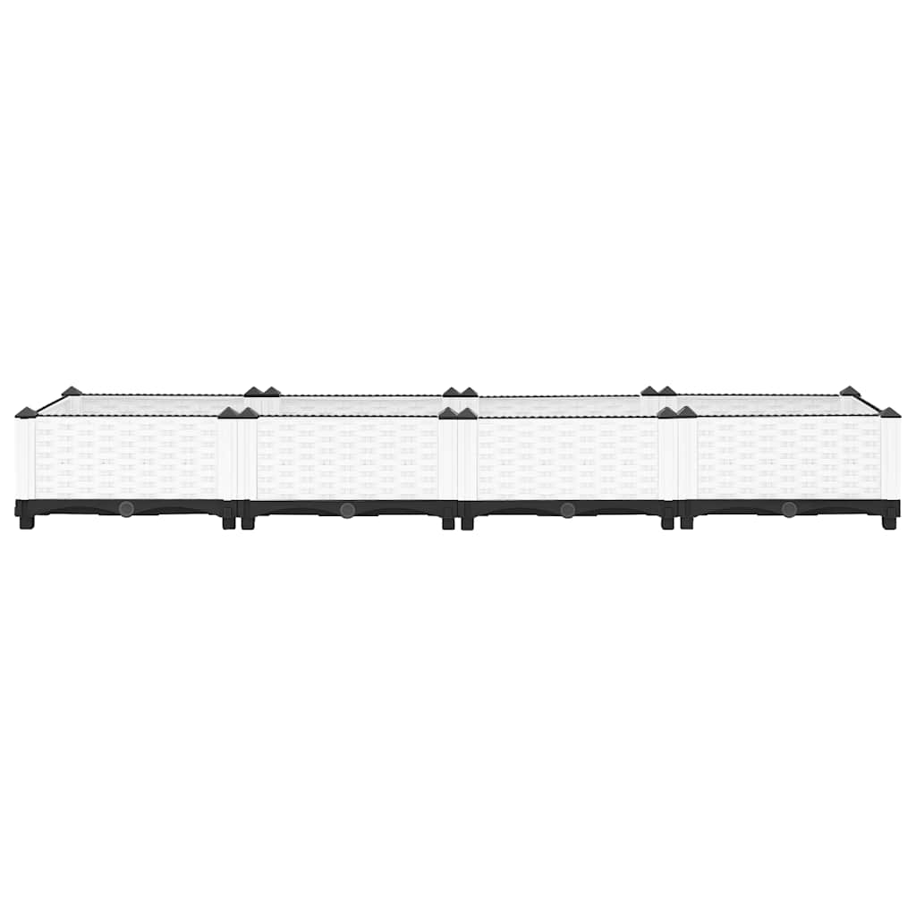 Fioriera Rialzata 160x40x23 cm in Polipropilene
