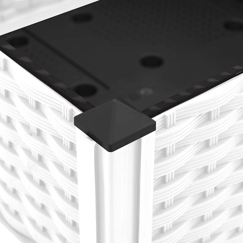 Fioriera Rialzata 160x40x23 cm in Polipropilene - homemem39