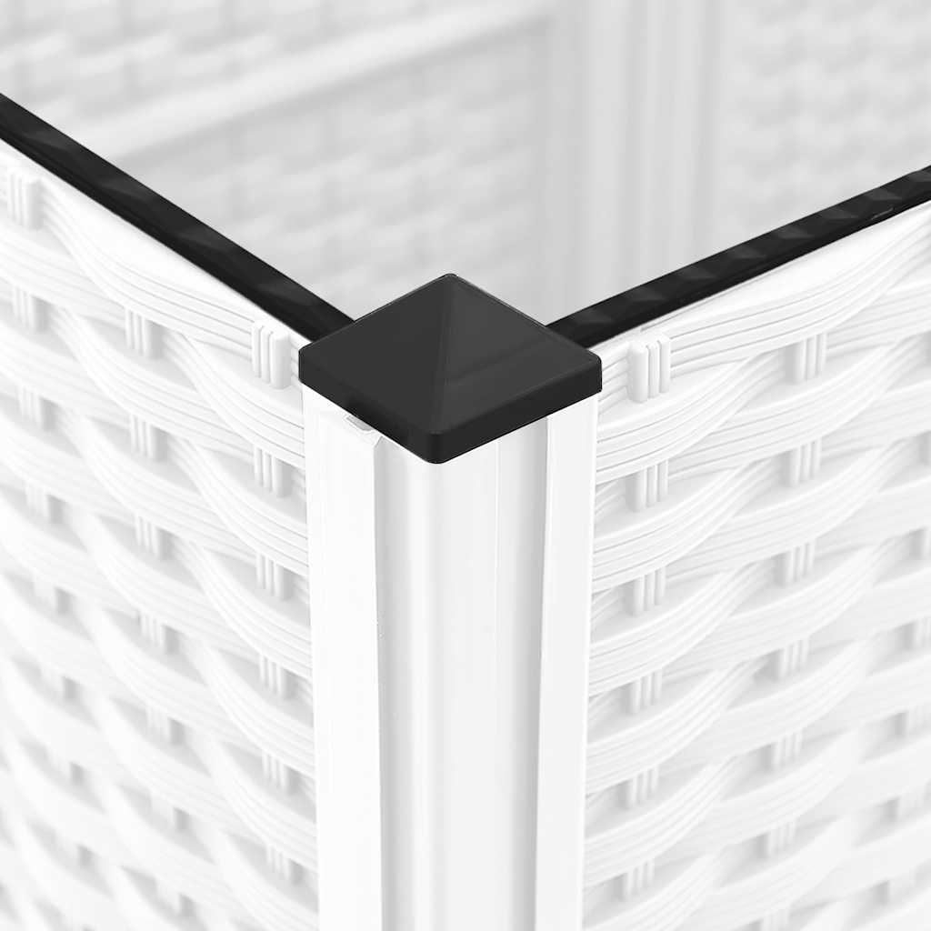 Fioriera Rialzata 120x40x38 cm in Polipropilene - homemem39