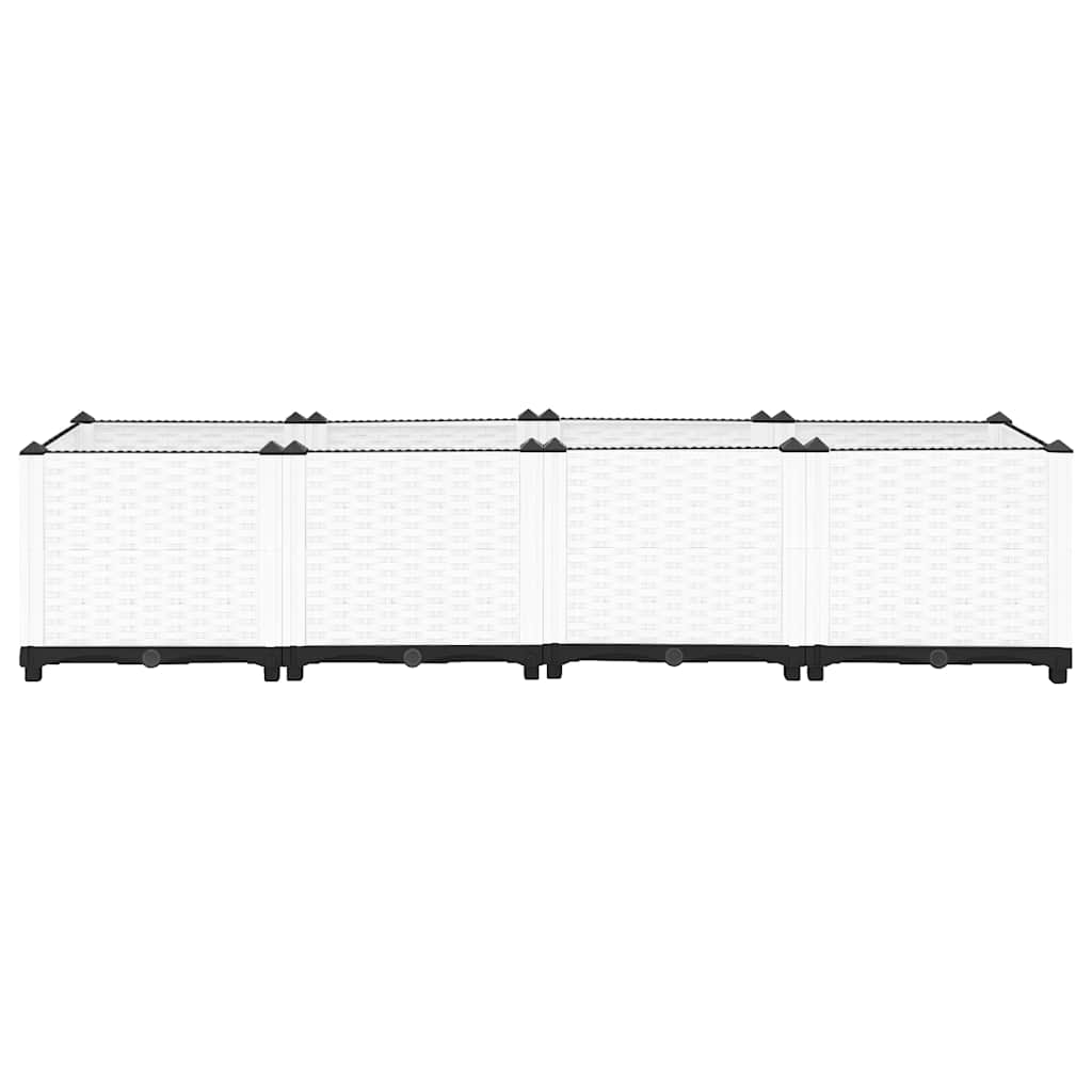 Fioriera Rialzata 160x40x38 cm in Polipropilene