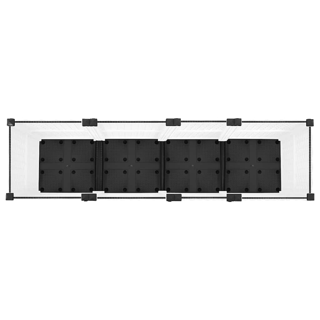 Fioriera Rialzata 160x40x38 cm in Polipropilene - homemem39