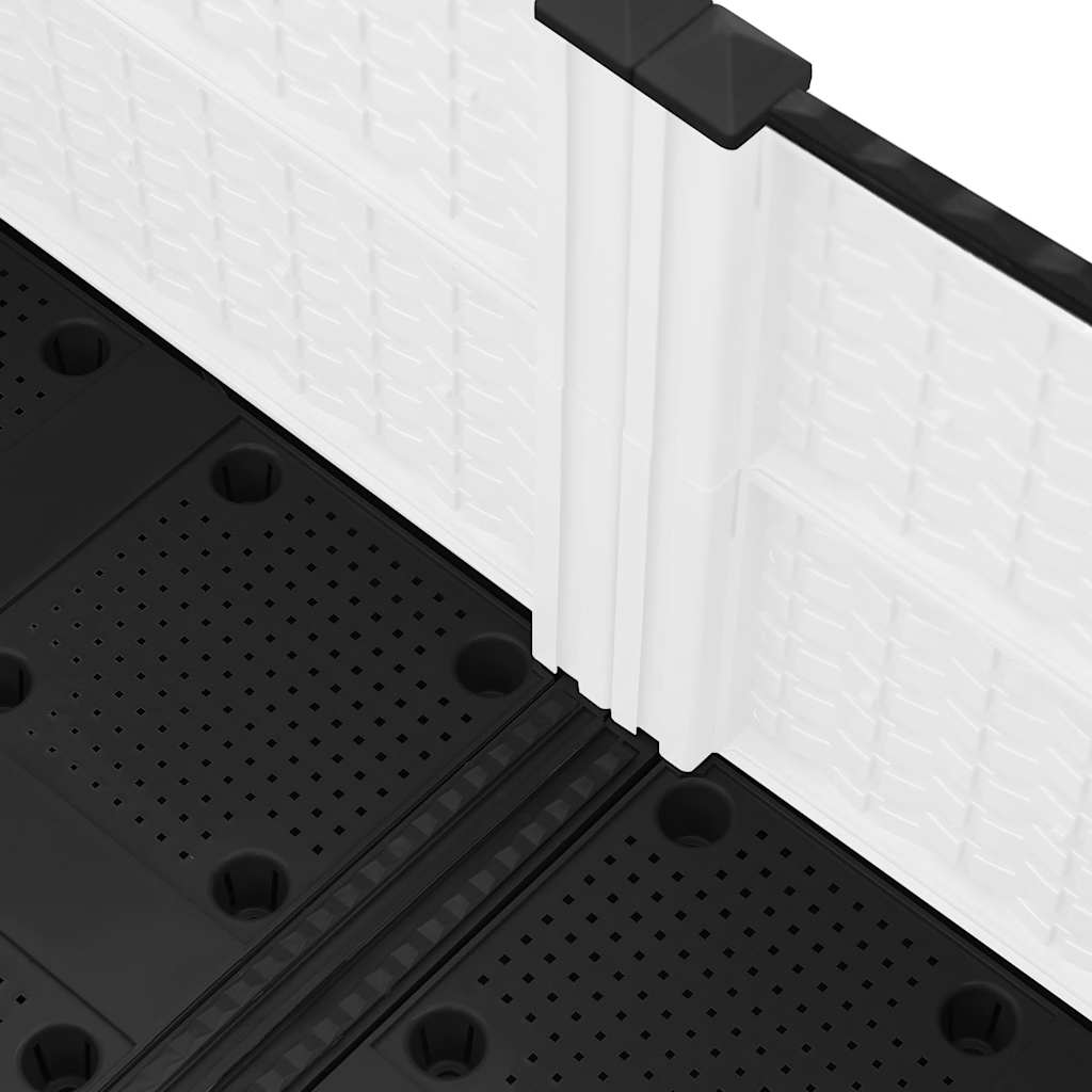 Fioriera Rialzata 160x40x38 cm in Polipropilene - homemem39