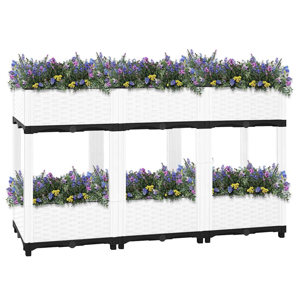 Fioriera Rialzata 120x40x71 cm in Polipropilene