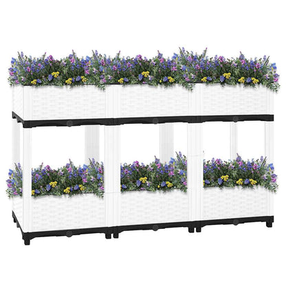 Fioriera Rialzata 120x40x71 cm in Polipropilene
