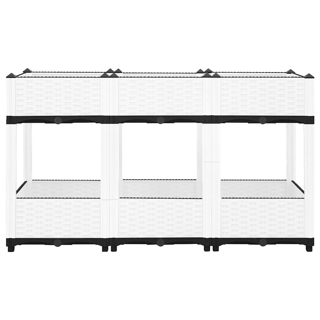 Fioriera Rialzata 120x40x71 cm in Polipropilene