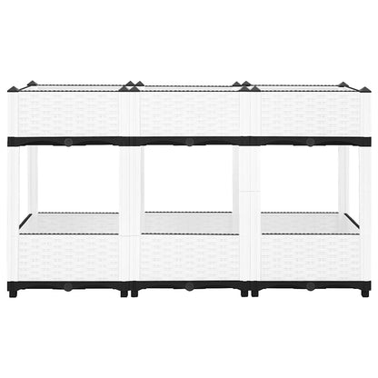 Fioriera Rialzata 120x40x71 cm in Polipropilene