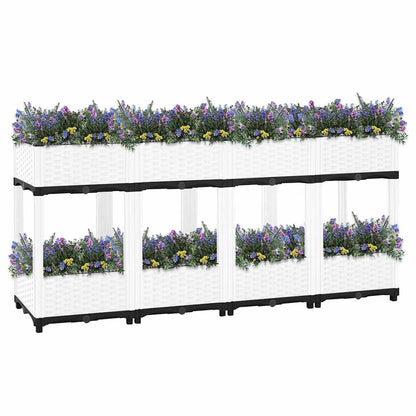 Fioriera Rialzata 160x40x71 cm in Polipropilene