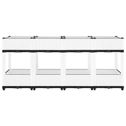 Fioriera Rialzata 160x40x71 cm in Polipropilene