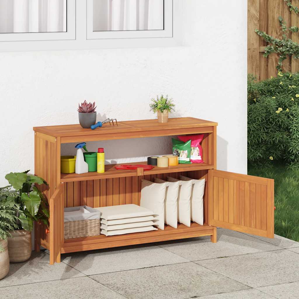 Tavolo Consolle da Giardino 110x35x75 cm Legno Massello Acacia - homemem39