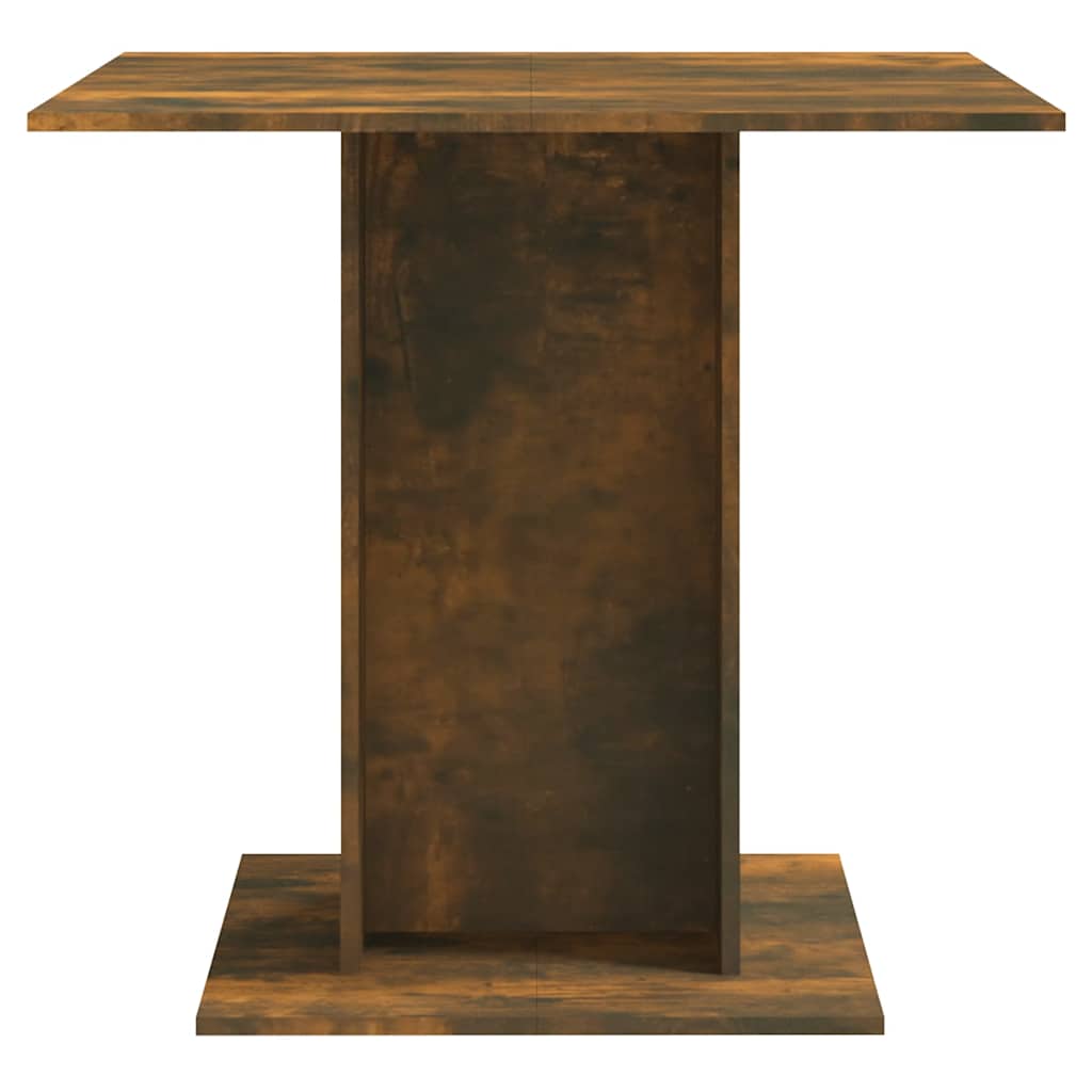 Tavolo da Pranzo rovere fumo 80x80x75 cm Legno Multistrato | homemem39