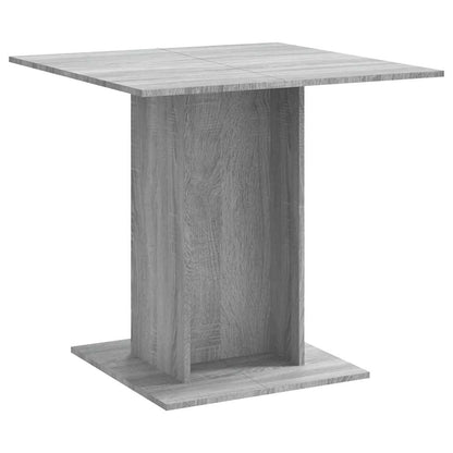 Tavolo da Pranzo grigio sonoma 80x80x75 cm in Legno Multistrato - homemem39