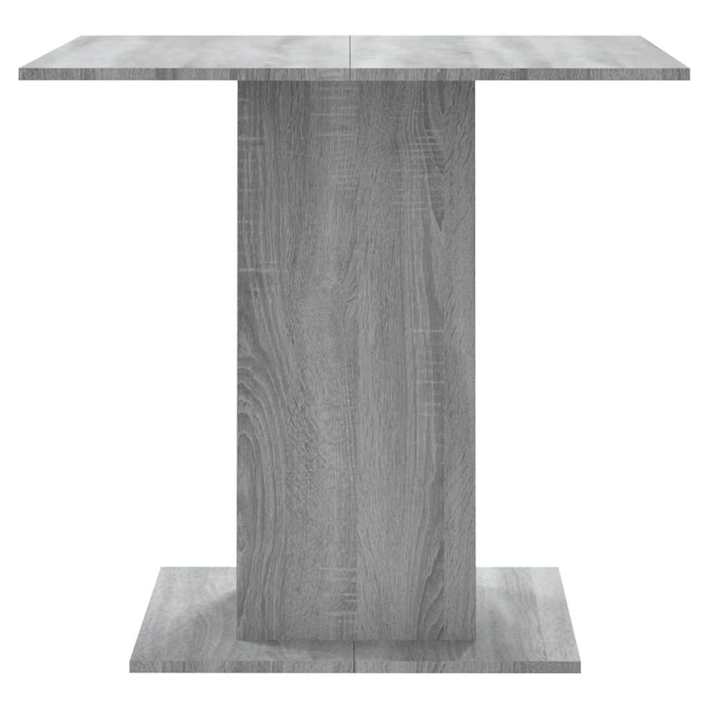 Tavolo da Pranzo grigio sonoma 80x80x75 cm in Legno Multistrato - homemem39