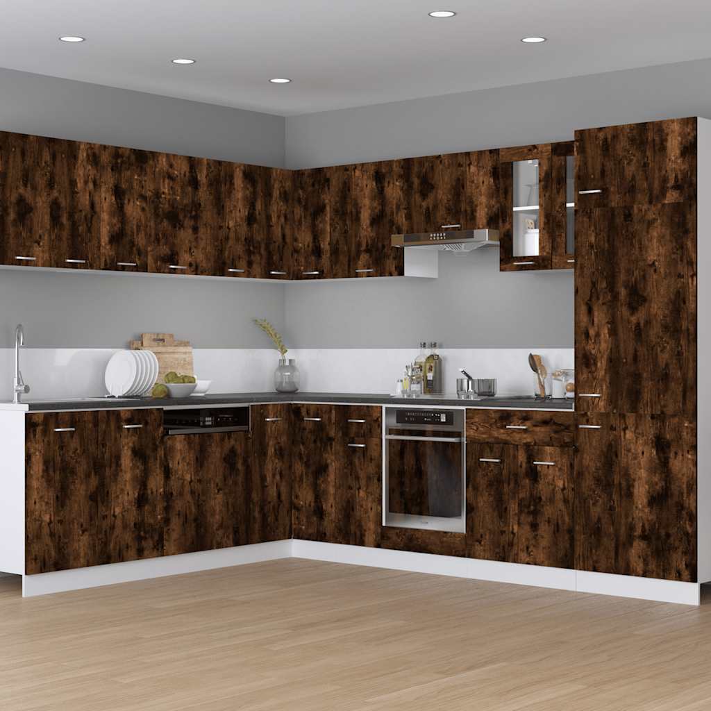 Mobile da Forno “Riga” Rovere Fumo 60x46x81,5 cm | homemem39