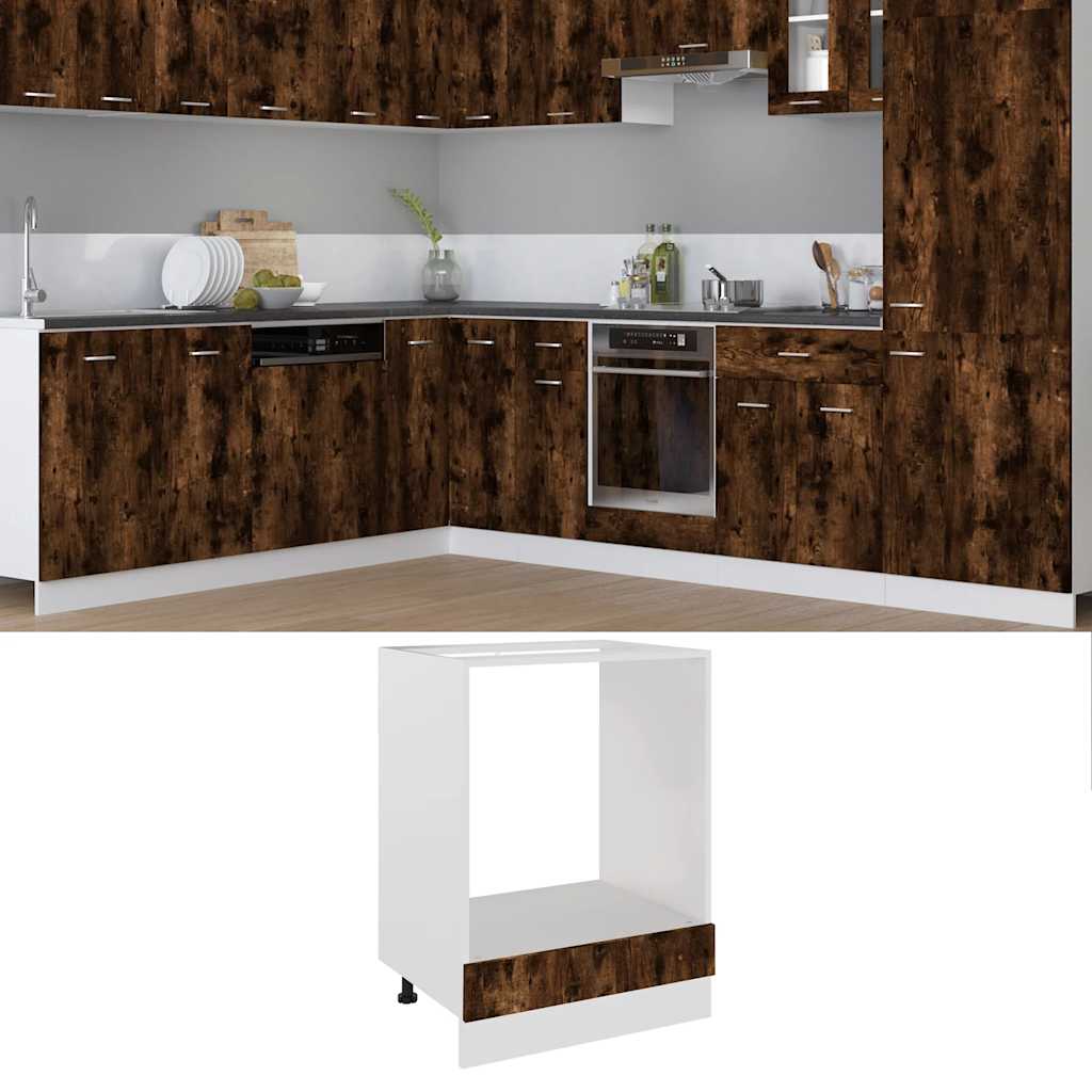 Mobile da Forno “Riga” Rovere Fumo 60x46x81,5 cm | homemem39