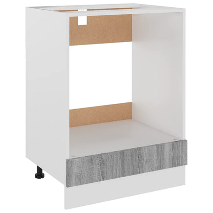 Mobile da Forno “Riga” Grigio Sonoma 60x46x81,5 cm - homemem39