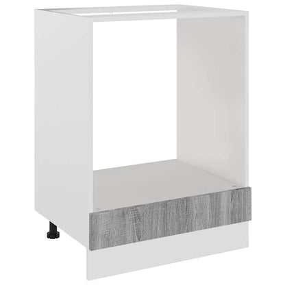 Mobile da Forno “Riga” Grigio Sonoma 60x46x81,5 cm