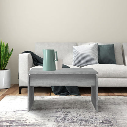 Tavolino da Salotto Grigio Sonoma 68x50x38 cm Legno Multistrato | homemem39