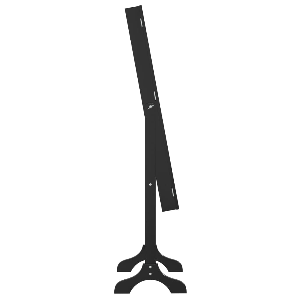 Specchio Autoportante Nero 34x37x146 cm | homemem39