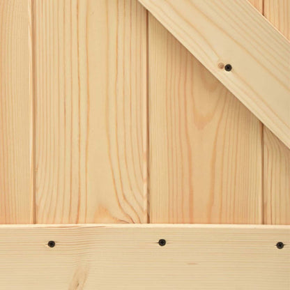 Porta NARVIK Naturale 100 x 210 cm Legno di pino solido