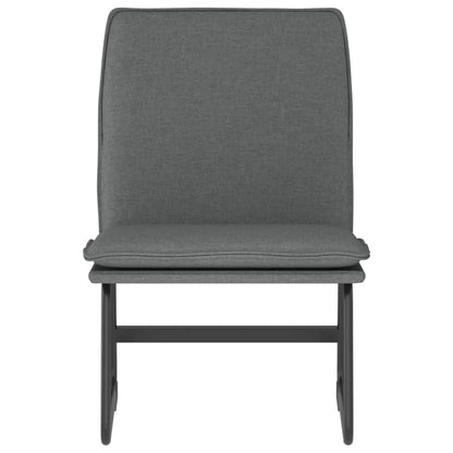 Sedia Lounge Grigio Scuro 52x75x76 cm in Tessuto