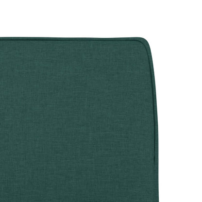 Sedia Lounge Verde Scuro 52x75x76 cm in Tessuto