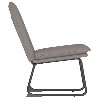 Sedia Lounge Tortora 52x75x76 cm in Tessuto