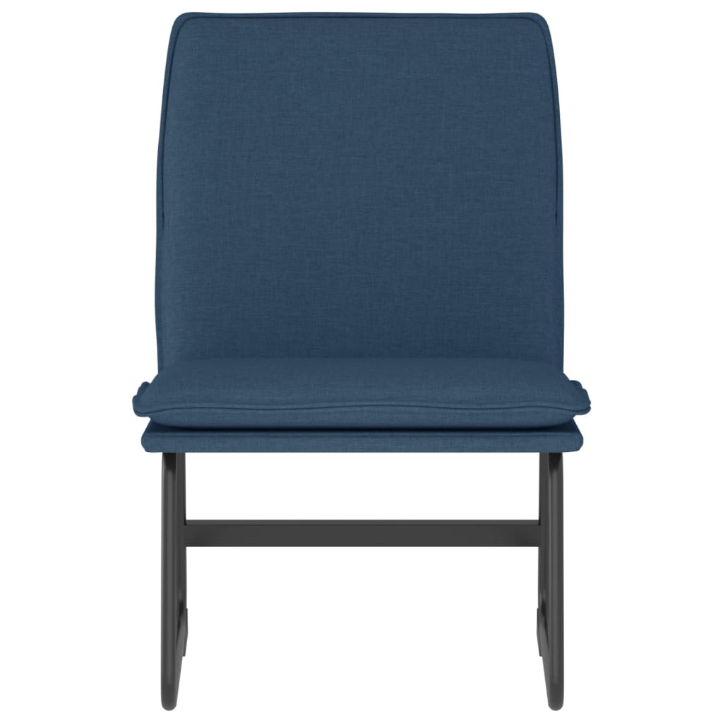 Sedia Lounge Blu 52x75x76 cm in Tessuto