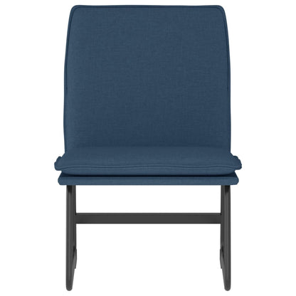 Sedia Lounge Blu 52x75x76 cm in Tessuto