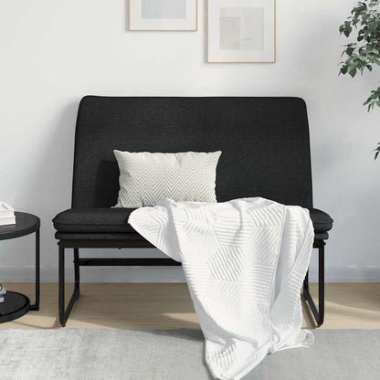 Panca Nera 100x75x76 cm in Tessuto | homemem39