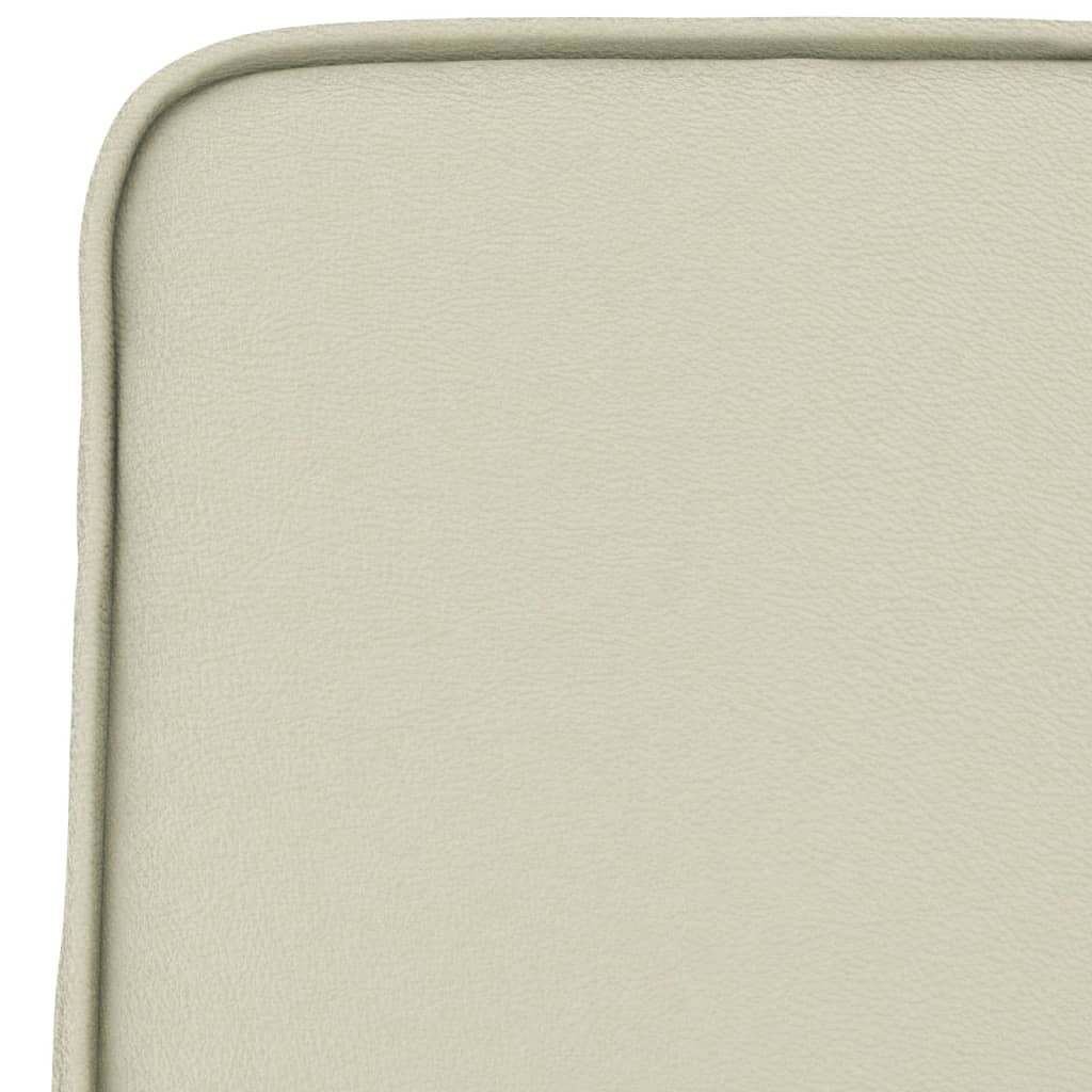 Sedia Lounge Crema 54x75x76 cm in Similpelle