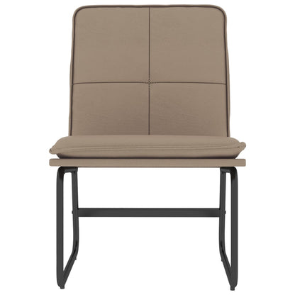 Sedia Lounge Cappuccino in Similpelle